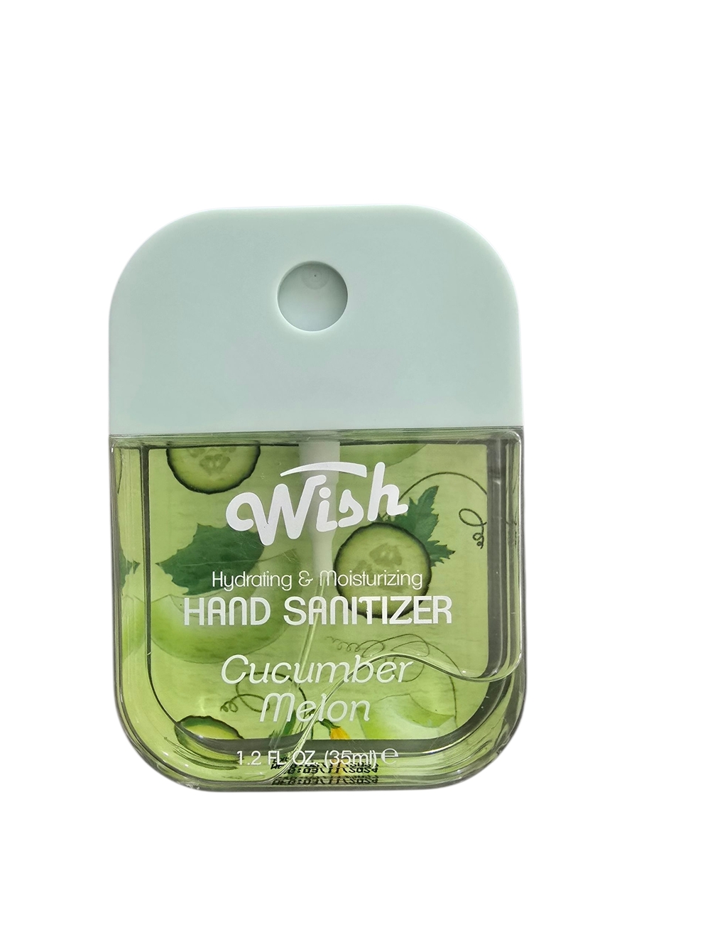 Wish Cucumber Melon Hydrating Hand Sanitizer — Mint Green